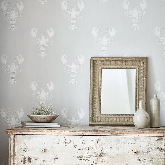 Обои Sanderson Port Isaac Cromer 216588 фото в интерьере